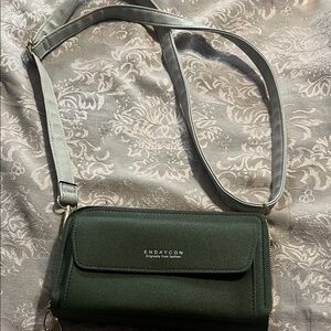 Very cute Dark Green Crossbody Bag